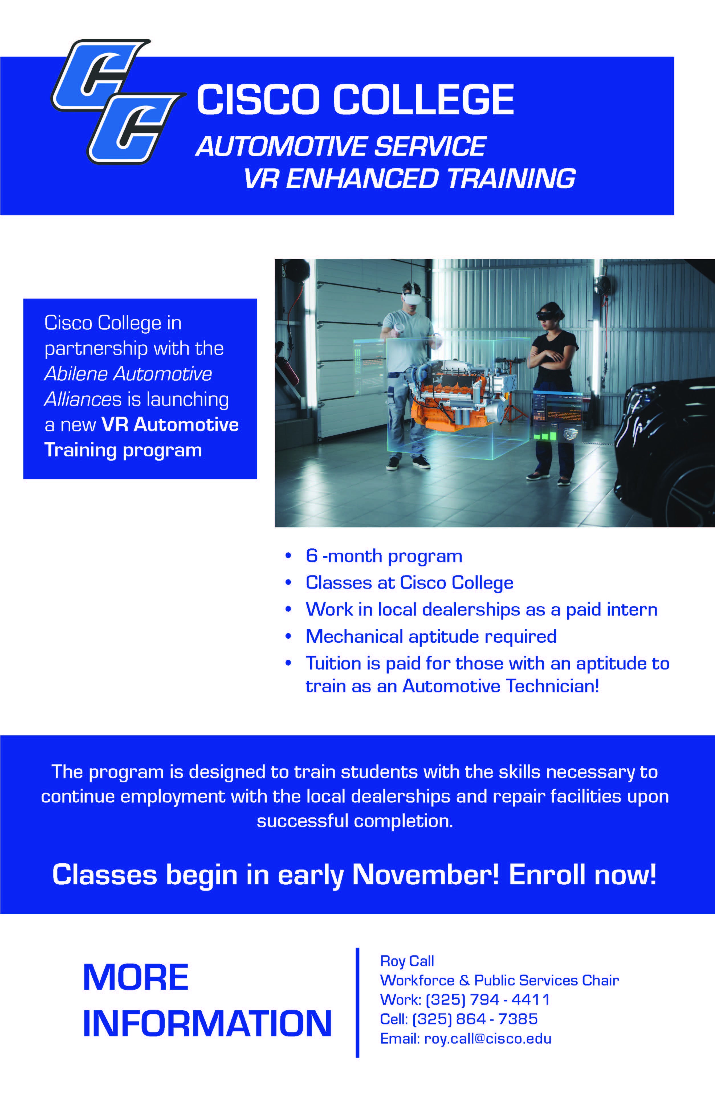 Cisco College Technician Training Program Poster