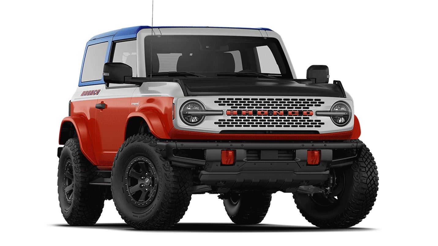 Ford Bronco Stroppe Edition trim.