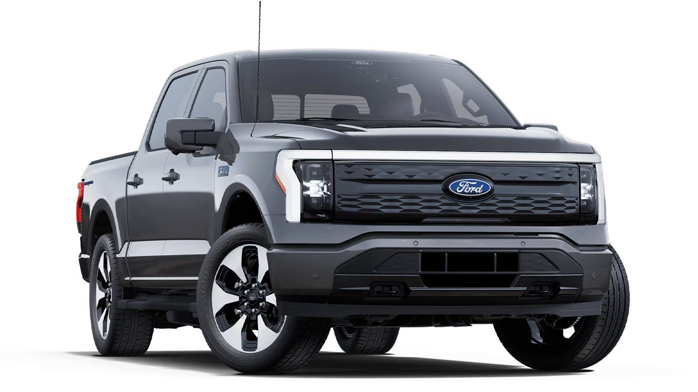 F-150 Lightning Platinum trim.