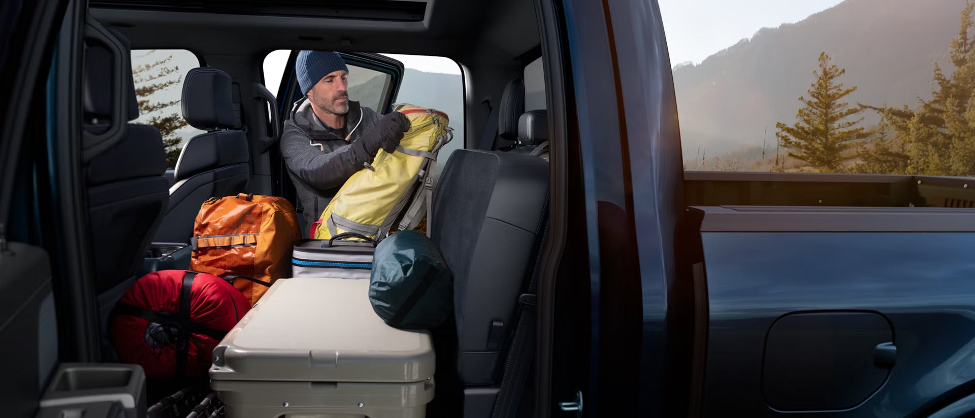 Back Seat of the 2026 Ford F-150