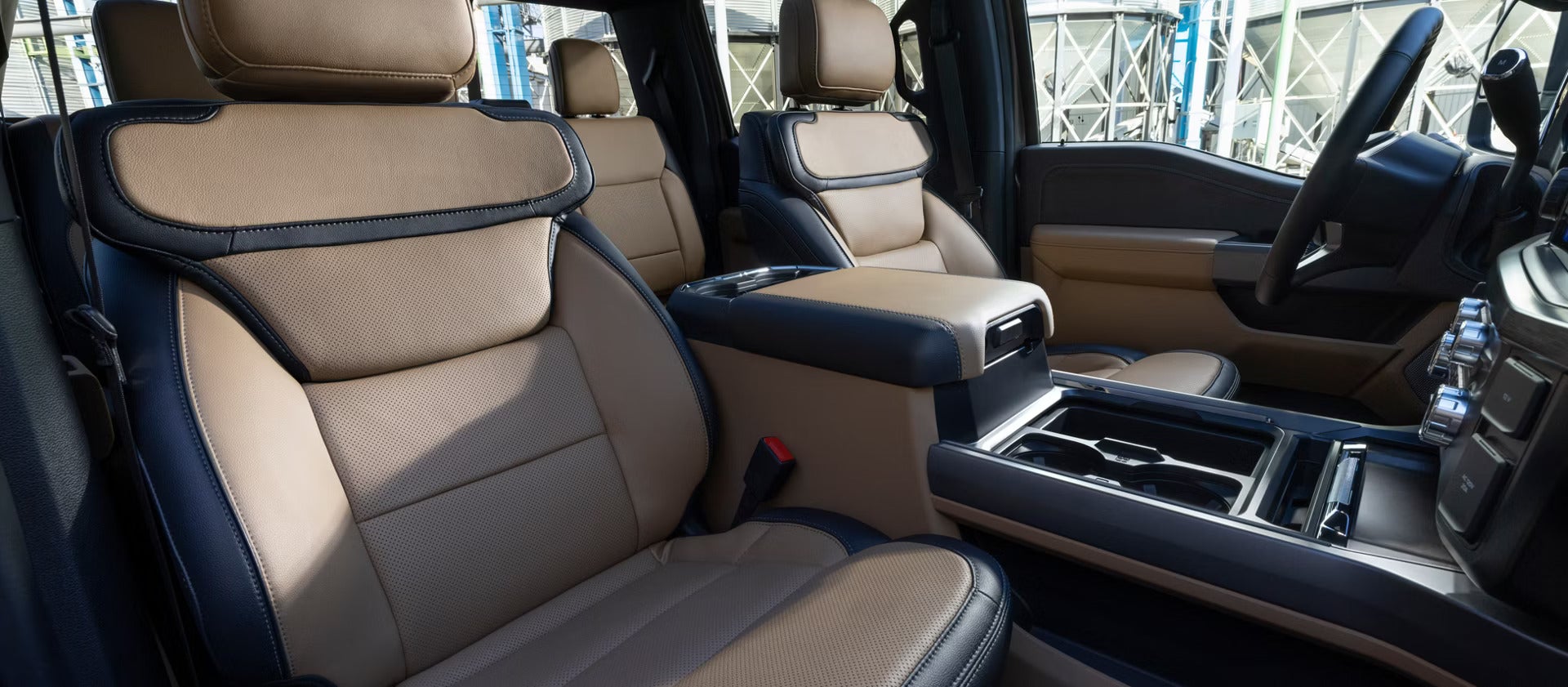 A view of the interior of the new 2026 Ford Super Duty