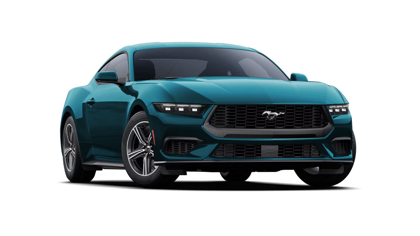 The ford mustang EcoBoost Premium Fastback trim.
