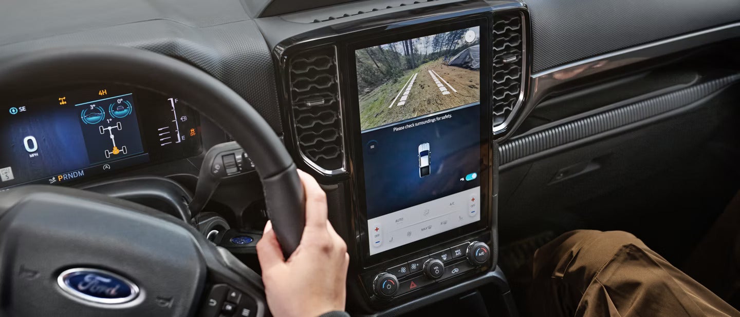 The front display screen in a ranger.